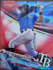 Willy Adames [Red Refractor] Baseball Cards 2017 Bowman's Best Top Prospects Prices