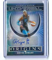Rhyne Howard #UA-RHW Basketball Cards 2023 Panini Origins WNBA Universal Autographs Prices