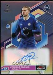 Mykhailo Mudryk Soccer Cards 2022 Topps Finest UEFA Club Competitions Autographs Prices