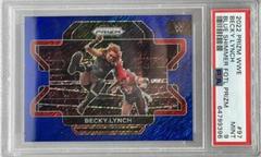 Becky Lynch [Blue Shimmer Prizm] Wrestling Cards 2022 Panini Prizm WWE Prices