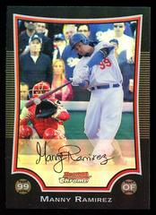 Manny Ramirez [Refractor] #8 Baseball Cards 2009 Bowman Chrome Prices