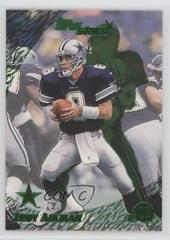 Troy Aikman [Green] Football Cards 2000 Topps Stars Prices
