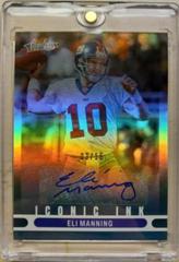 Eli Manning [Green] Football Cards 2022 Panini Absolute Iconic Ink Autographs Prices