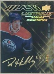 Dylan Holloway [Gold] #LS-DH Hockey Cards 2022 SPx UD Black Lustrous Rookie Signatures Prices