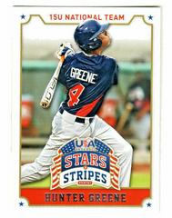 Hunter Greene Baseball Cards 2015 Panini USA Stars & Stripes Prices