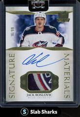 Jack Roslovic #SP-JR Hockey Cards 2021 Upper Deck The Cup Signature Materials Auto Patch Prices