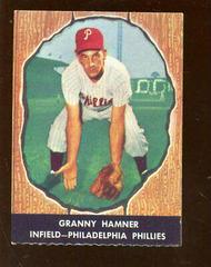 Granny Hamner [No Tab] Baseball Cards 1958 Hires Root Beer Prices
