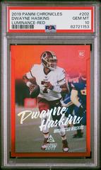 Dwayne Haskins [Red] #202 Football Cards 2019 Panini Chronicles Luminance Prices
