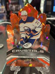 Tage Thompson [Orange] Hockey Cards 2021 Upper Deck Ice Crystals Prices