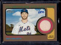 Pete Alonso [Gold] #CC-PA Baseball Cards 2022 Topps Heritage Clubhouse Collection Relics Prices
