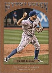 David Wright [Framed Paper] #21 Baseball Cards 2011 Topps Gypsy Queen Prices