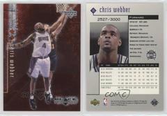 Chris Webber [Double] #75 Basketball Cards 1998 Upper Deck Black Diamond Prices
