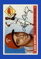 Lou Ortiz #114 Baseball Cards 1955 Topps Prices