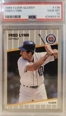 Fred Lynn Baseball Cards 1989 Fleer Glossy Prices