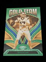 Josh Allen [Green] Football Cards 2022 Panini Certified Gold Team Prices