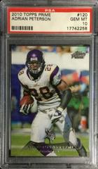 Adrian Peterson #120 Football Cards 2010 Topps Prime Prices