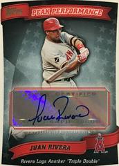 Juan Rivera Baseball Cards 2010 Topps Peak Performance Autographs Prices