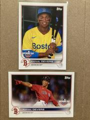 Rafael Devers [SP Variation] Baseball Cards 2022 Topps Opening Day Prices