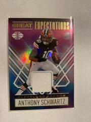 Anthony Schwartz #GE-AS Football Cards 2021 Panini Illusions Great Expectations Prices