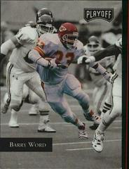 Barry Word Football Cards 1992 Playoff Prices