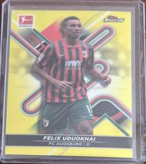 Felix Uduokhai [Yellow] Soccer Cards 2021 Topps Finest Bundesliga Prices