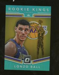 Lonzo Ball [Aqua] Basketball Cards 2017 Panini Donruss Optic Rookie Kings Prices