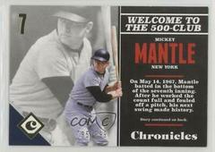 Mickey Mantle [Gold] #7 Baseball Cards 2017 Panini Chronicles Prices