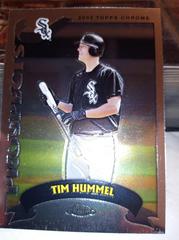 Tim Hummel [Black Refractor] #T260 Baseball Cards 2002 Topps Chrome Traded Prices