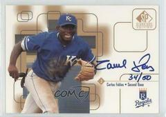 Carlos Febles Baseball Cards 1999 SP Signature Autographs Prices