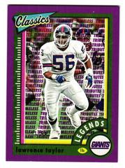 Lawrence Taylor [Timeless Tributes Purple] Football Cards 2022 Panini Classics Prices