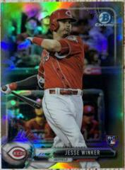 Jesse Winker [Gold Refractor] #2 Baseball Cards 2017 Bowman Chrome Prices