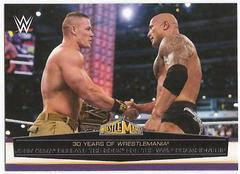 John Cena, The Rock Wrestling Cards 2014 Topps WWE Road to Wrestlemania 30 Years Of Prices