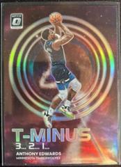 Anthony Edwards [Holo] #11 Basketball Cards 2022 Panini Donruss Optic T Minus 3 2 1 Prices