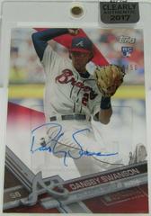 Dansby Swanson #CAAU-DSW Baseball Cards 2017 Topps Clearly Authentic Autographs Prices