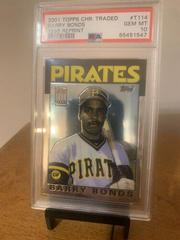 Barry Bonds [1986 Reprint] #T114 Baseball Cards 2001 Topps Chrome Traded Prices