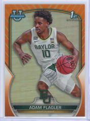 Adam Flagler [Orange] #16 Basketball Cards 2022 Bowman Chrome University Prices