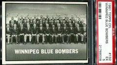 Winnipeg Blue Bombers #132 Football Cards 1961 Topps CFL Prices