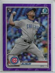 Adbert Alzolay [Purple Refractor] #57 Baseball Cards 2020 Bowman Chrome Prices