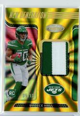 Breece Hall [Gold FOTL] #NGJ-BH Football Cards 2022 Panini Certified New Generation Jerseys Mirror Prices