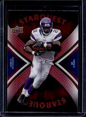 Adrian Peterson [Rainbow Red] Football Cards 2008 Upper Deck Starquest Prices