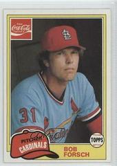 Bob Forsch #1 Baseball Cards 1981 Coca Cola Prices