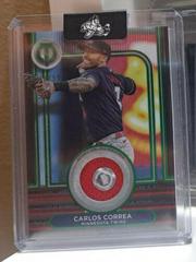 Carlos Correa [Green] #SOA-CCO Baseball Cards 2024 Topps Tribute Stamp of Approval Prices