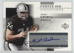 Robert Gallery Football Cards 2004 Upper Deck Finite Signatures Prices