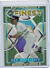 Don Mattingly [Refractor] #126 Baseball Cards 1995 Finest Prices