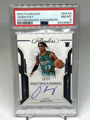 Jaden Ivey #30 Basketball Cards 2022 Panini Flawless Distinguished Auto Prices