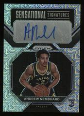 Andrew Nembhard [Mojo] #SS-AN Basketball Cards 2022 Panini Prizm Sensational Signatures Prices