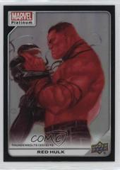 Red Hulk [Black Rainbow] #190 Marvel 2023 Upper Deck Platinum Prices