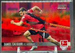 Daniel Caligiuri [Red Refractor] Soccer Cards 2021 Stadium Club Chrome Bundesliga Prices