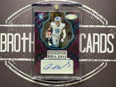 Jameson Williams [Purple Etch] #RCS-JW Football Cards 2022 Panini Certified Rookie Roll Call Signatures Prices