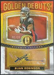 Bijan Robinson [White Gold] #GD-4 Football Cards 2023 Panini Gold Standard Golden Debuts Autographs Prices